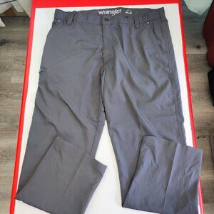 Wrangler outdoor cargo pants lightweight grey men's size 40X32